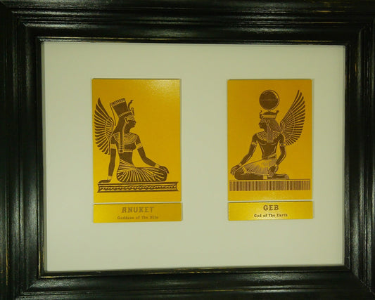 ANUKET Goddess of the Nile & GEB God of the Earth