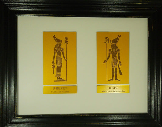 ANUKET Goddess of the Nile & HAPI God of the Nile Inundation