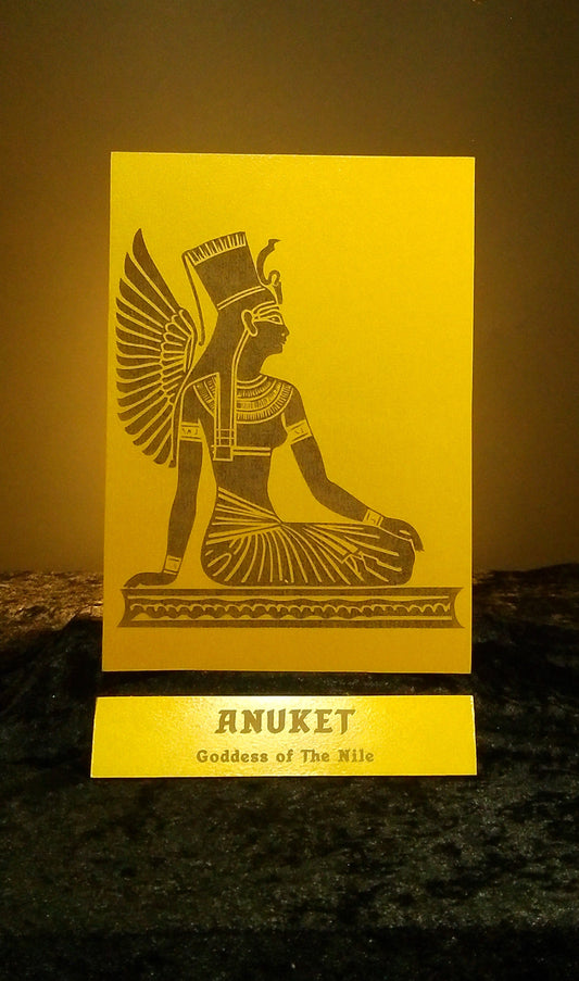 ANUKET Goddess of the Nile & GEB God of the Earth