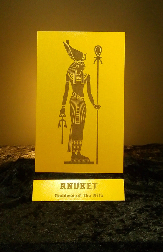 ANUKET Goddess of the Nile & HAPI God of the Nile Inundation